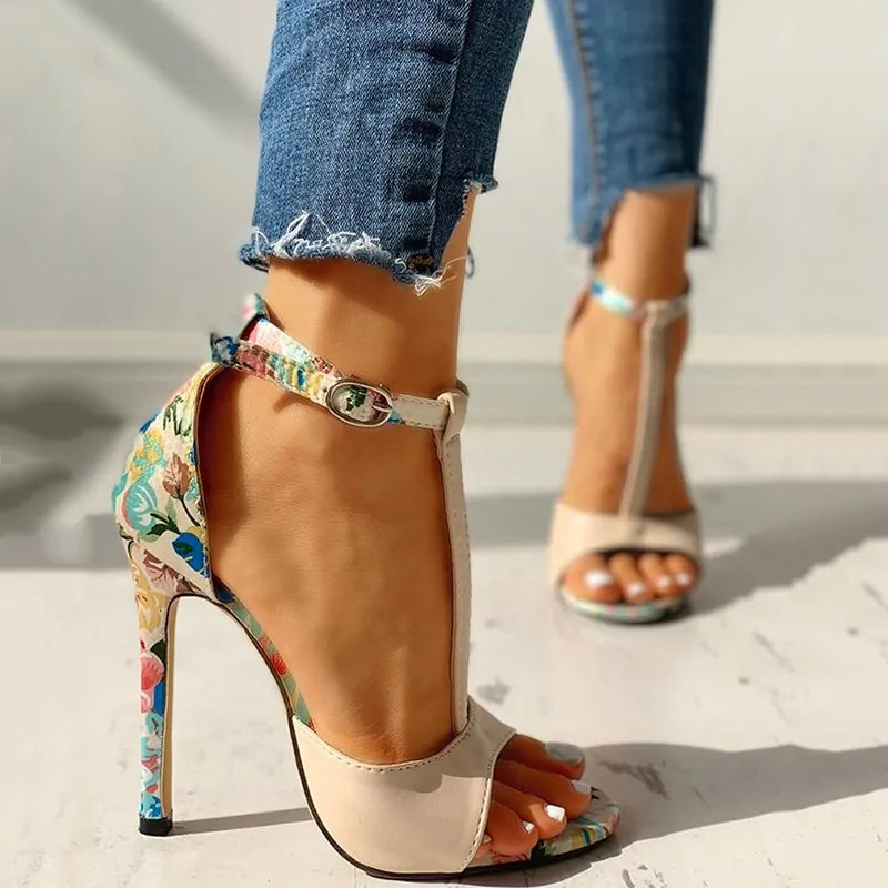 Stella Floral Stiletto Heels