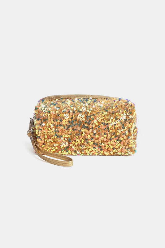 Tulle Colorful Shine Cosmetic Sequin Design Bag