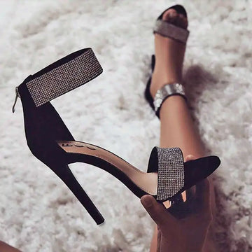 Rita B Sequin Heels