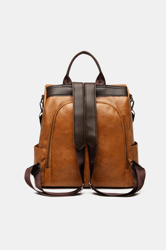 Eldon Leather Backpack Bag