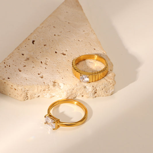 The Stack 18k Gold Rings